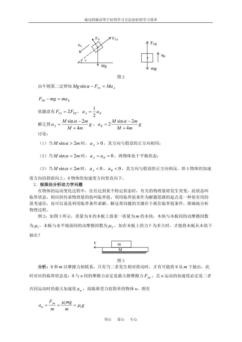 [高一理化生]高一物理牛顿运动定律解题技巧.doc_第2页