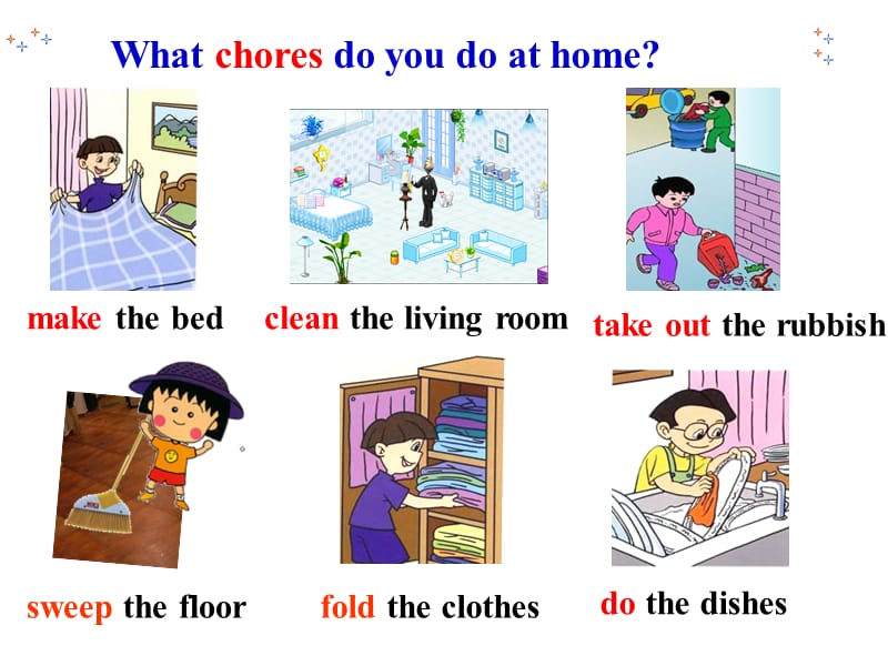 八年级英语Unit3_Could_you_please_clean_your_room_Section_A_课件新人教版3.ppt_第3页