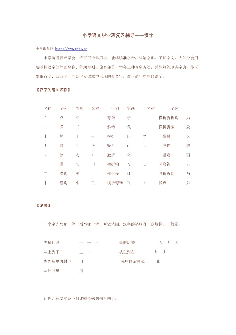 [语文]小学语文毕业班复习.doc_第1页