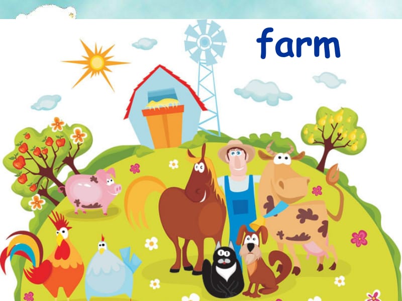 三年级下册英语课件-Unit 1 Animals on the Farm Lesson 1 On the farm 1｜冀教版（三起） (共18张PPT).ppt_第2页