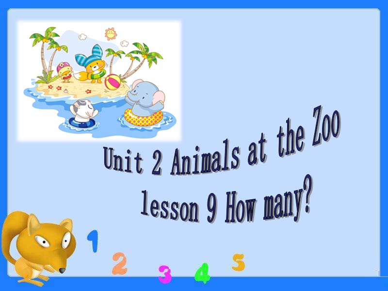 三年级下册英语课件-Unit 2 lesson 9 How many 冀教版(共19张PPT).ppt_第1页