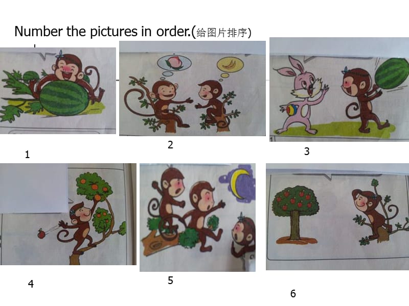 三年级下册英语课件-Unit 4 Food and Restaurants Lesson 24 A Little Monkey 1｜冀教版（三起）(共11张PPT).ppt_第3页