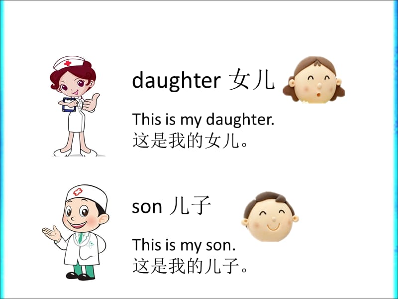 三年级下册英语课件-Unit 4 My Family Lesson 2 人教（新起点）（2018秋） (共19张PPT).ppt_第3页