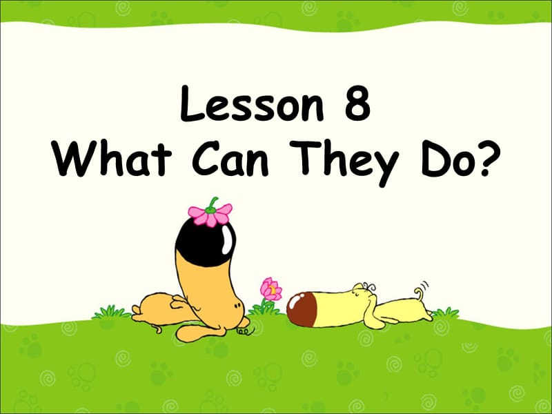 三年级下册英语课件-Unit 2 Animal Friends Lesson 8 What Can They Do ｜冀教版（一起）(共20张PPT).ppt_第2页