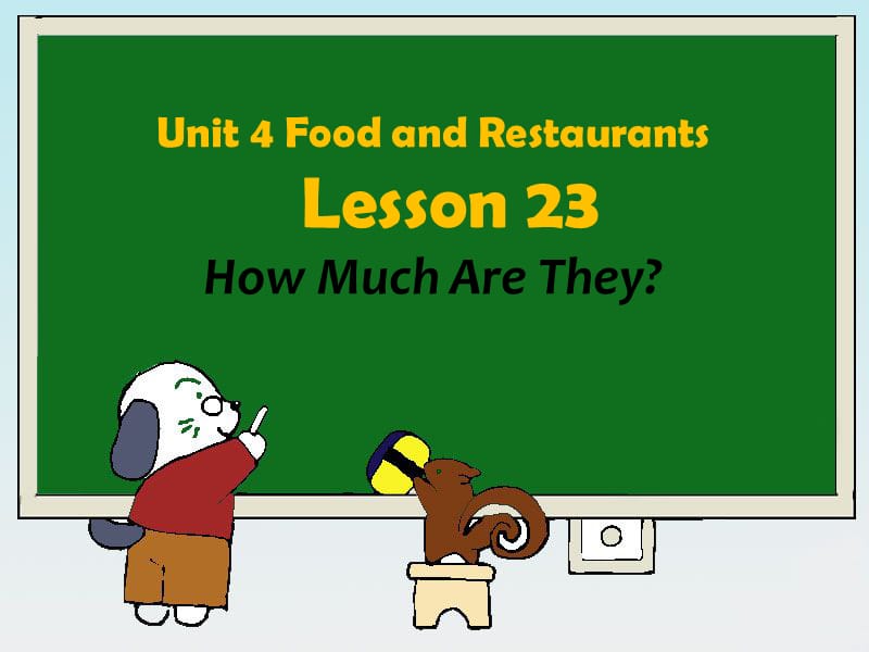 三年级下册英语课件-Unit 4 Food and Restaurants Lesson 23 How Much Are They？ 1｜冀教版（三起）(共18张PPT).ppt_第1页