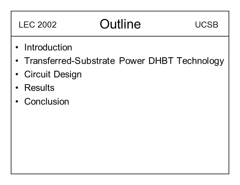 40 GHz MMIC Power Amplifier in InP DHBT Technology.ppt_第2页