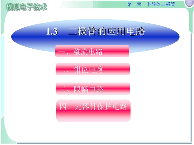 481-1.3 二极管的应用电路.ppt_第1页