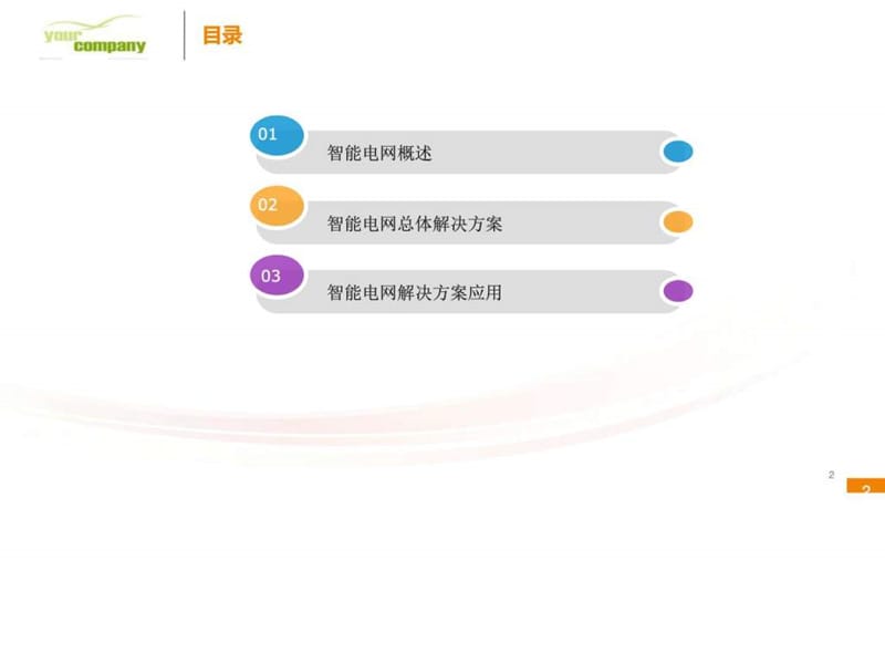 2016年智能电网智慧电网解决方案ppt模板课件_图文.ppt.ppt_第2页