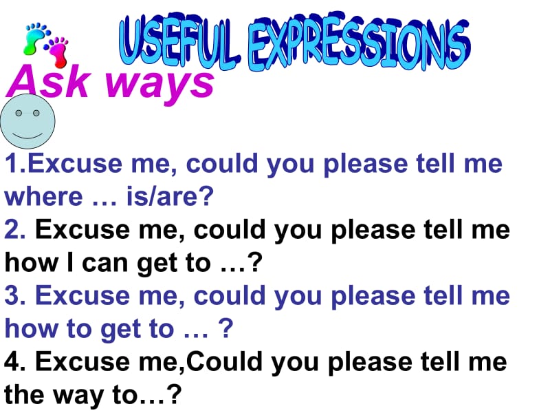 2014秋九年级英语Unit3(3a-4)Could_you_please_tell_me_where_the_restrooms_are课件3-副本.ppt_第2页