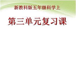 五年级上册科学课件－第3单元 《地球表面及期变化》 复习 ｜教科版 (共19张PPT).ppt