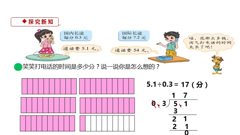 五年级上册数学课件-1.3谁打电话的时间长｜北师大版（2018秋）(共9张PPT).ppt_第3页