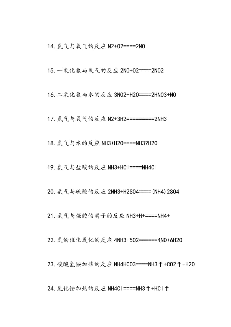 高考化学必背方程式.doc_第3页