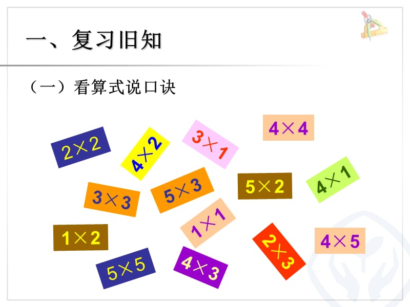 2013年新人教版小学二年级数学上第四单元6的乘法口诀.ppt_第2页