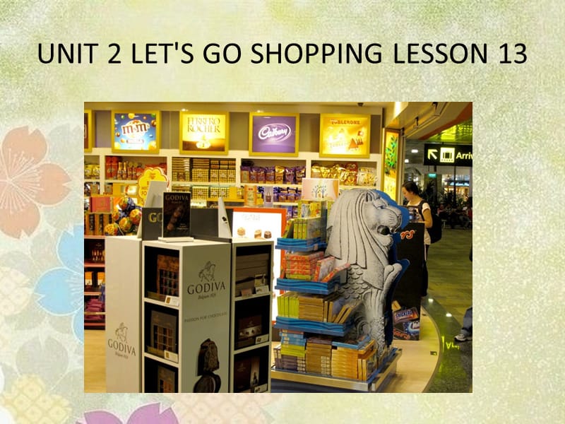 五年级上册英语课件-UNIT 2 LETS GO SHOPPING LESSON 13 课件｜清华版（一起） (共20张PPT).ppt_第1页