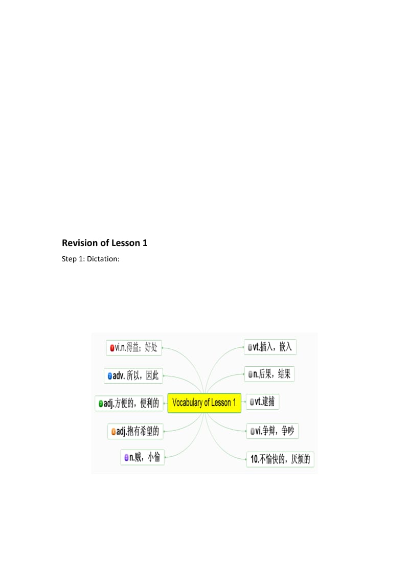 1 Revision of Lesson 1导学案.doc_第1页