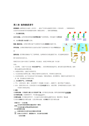 高中生物必修三第三章植物激素调节知识点.doc