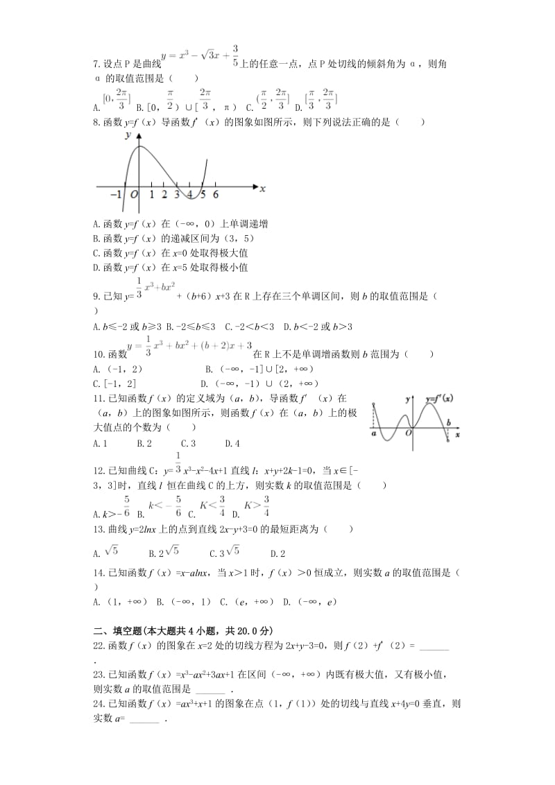 导数基础知识专项练习..doc_第2页