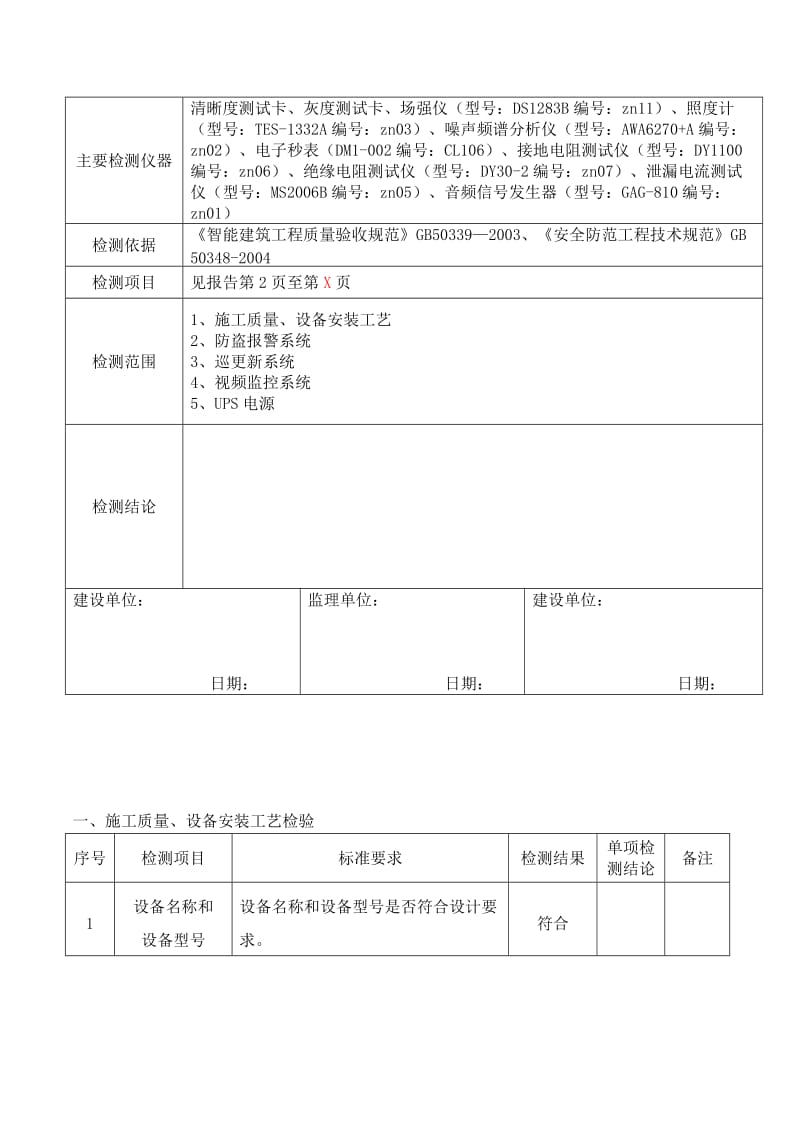 安防系统功能检测报告模板..doc_第2页