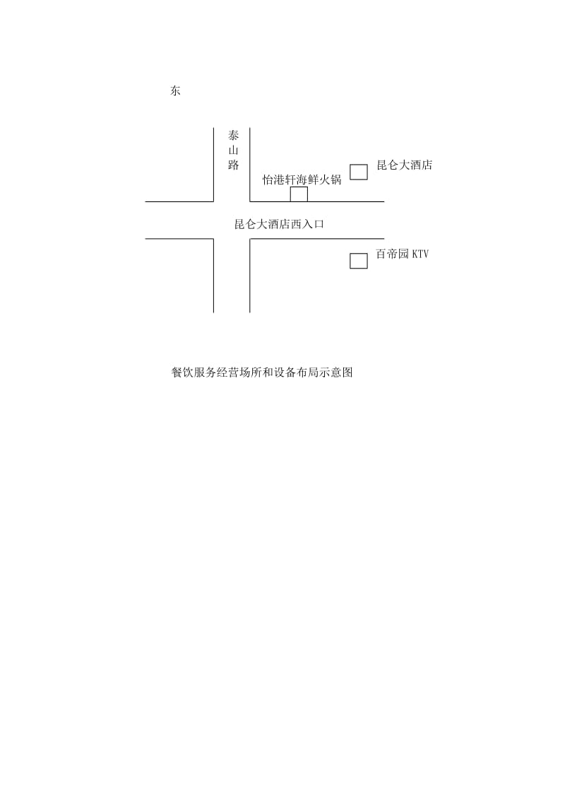 食品经营场所和设备布局、工艺流程、卫生设施示意图.doc_第3页