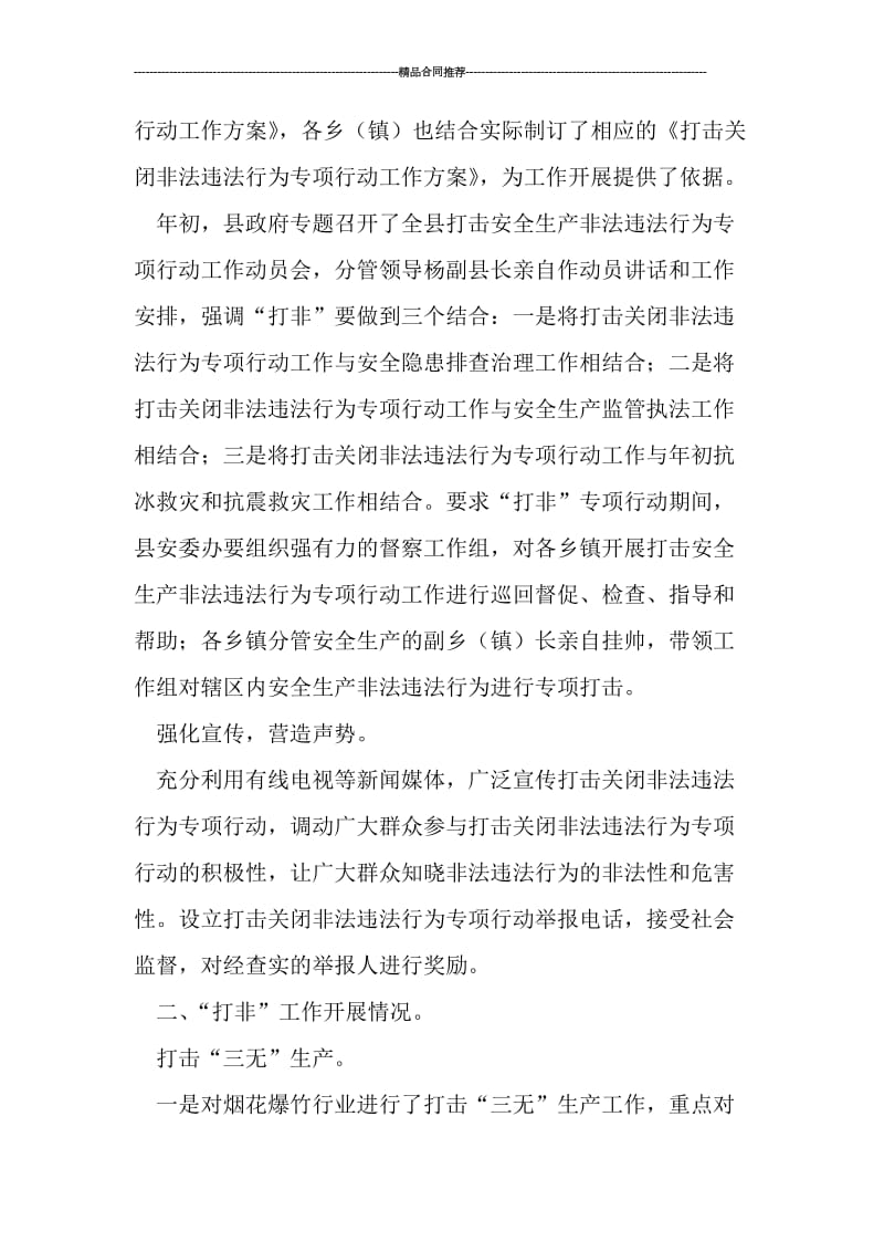 打击安全生产非法违法行为年终总结_工作总结.doc_第2页