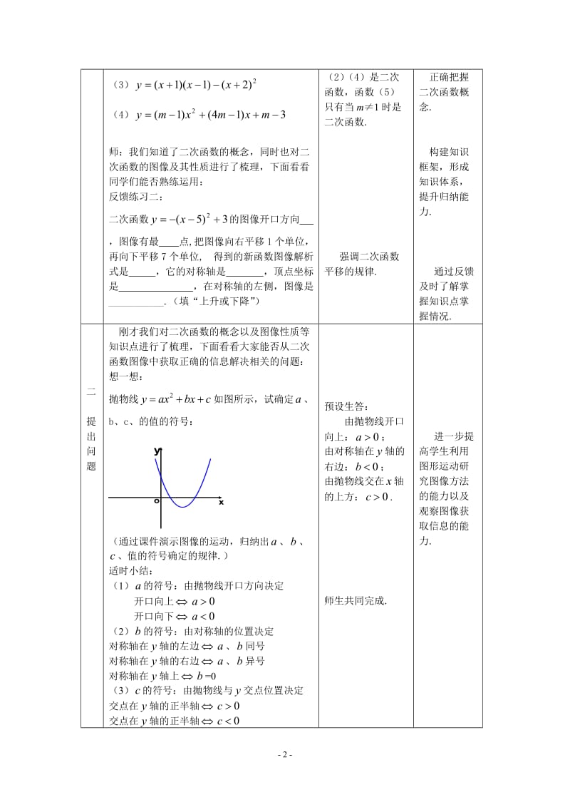 二次函数复习课教案.doc_第2页