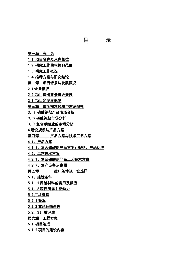 年产5万吨复合磷酸盐项目可行性研究报告.pdf_第2页