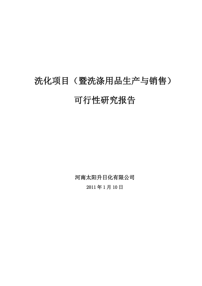 某公司项目可行性研究报告 (5).doc_第1页