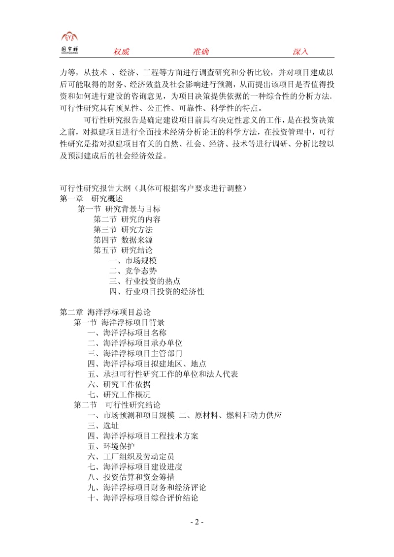 海洋浮标项目市场可行性研究报告.pdf_第2页