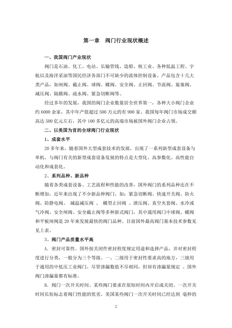 郑州百盛阀业有限公司可行性研究报告(不锈钢球阀和蝶阀)1.doc_第2页