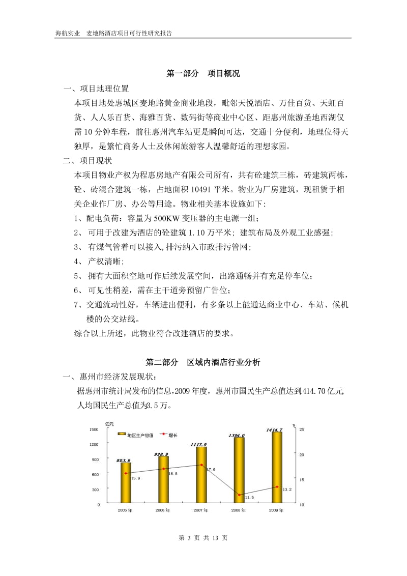 汽车文化主题精品酒店项目可行性研究报告.doc_第3页