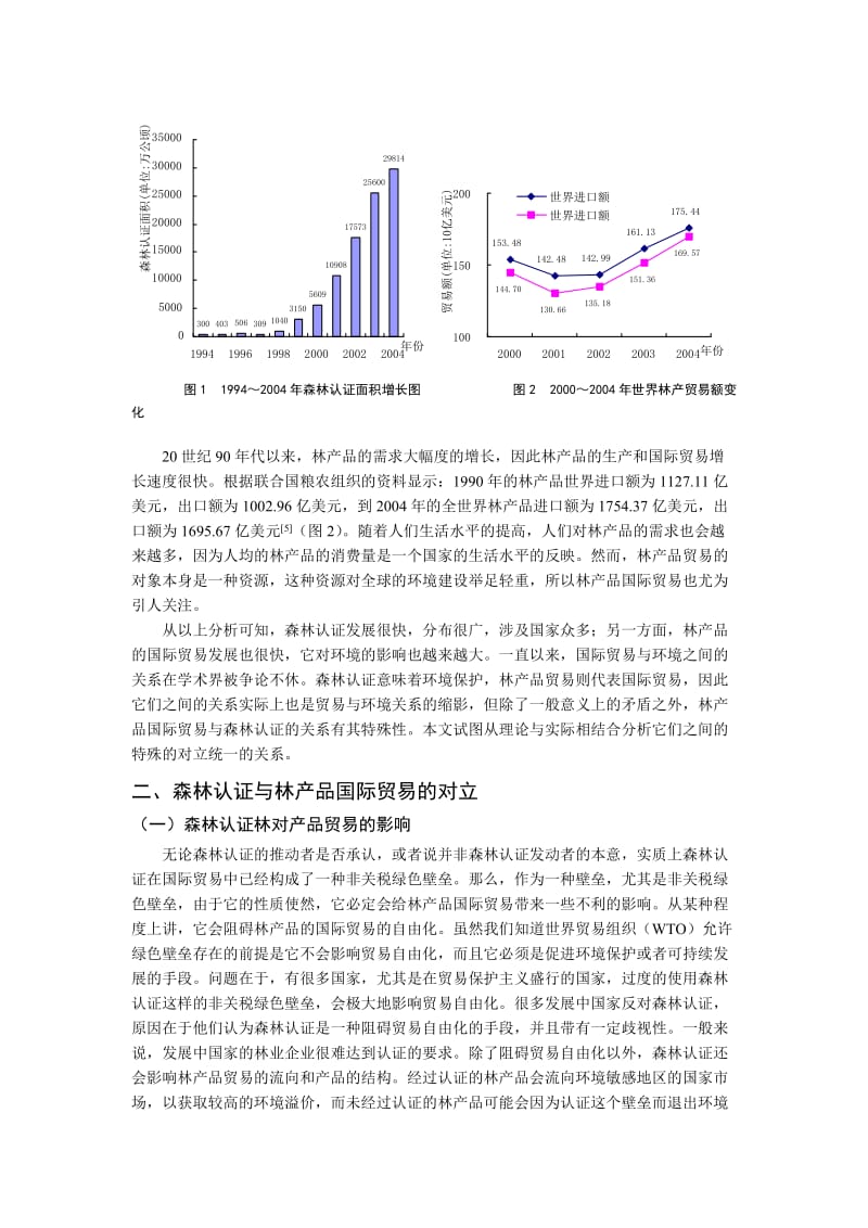 毕业论文（设计）-森林认证与林产品国际贸易关系初探22998.doc_第2页