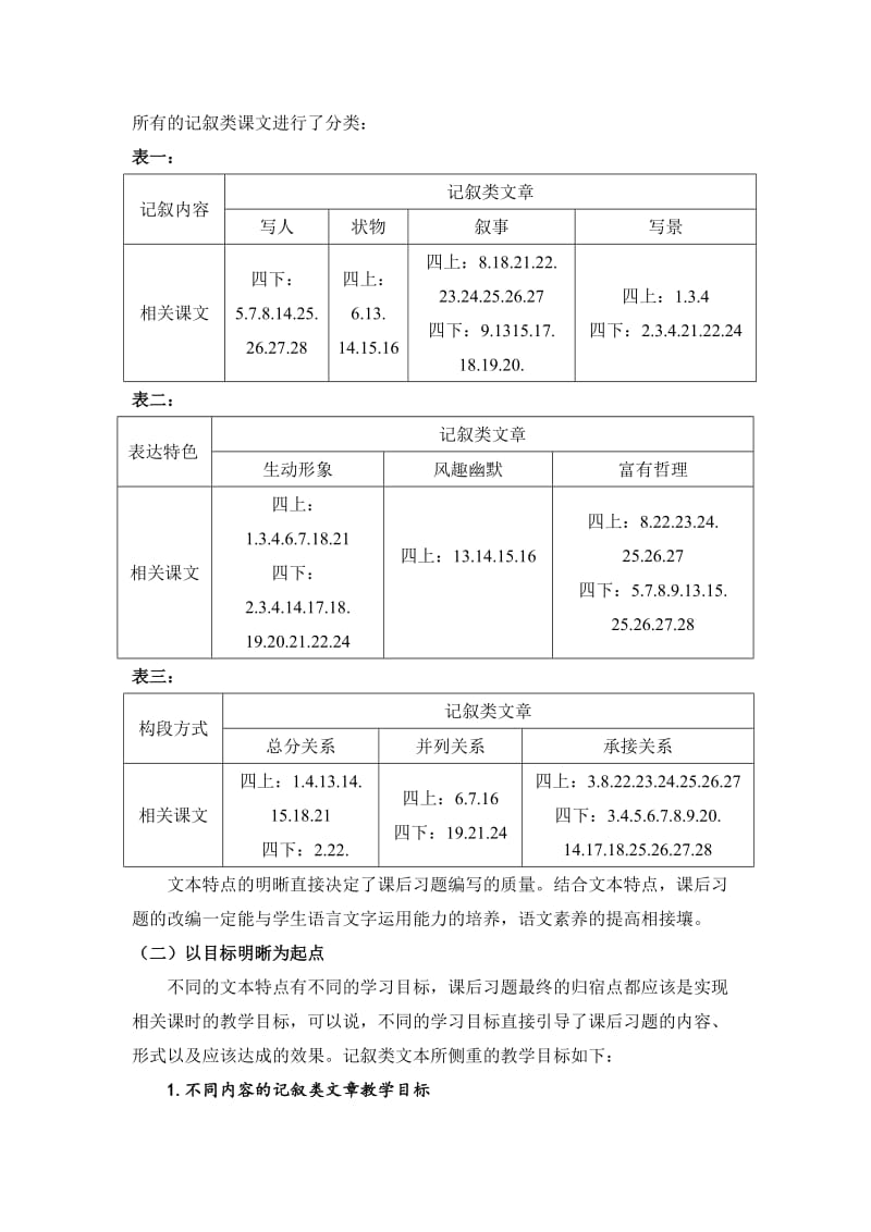 小学语文论文：人教版四年级语文记叙类文章习题改编的实践研究 (2).doc_第3页