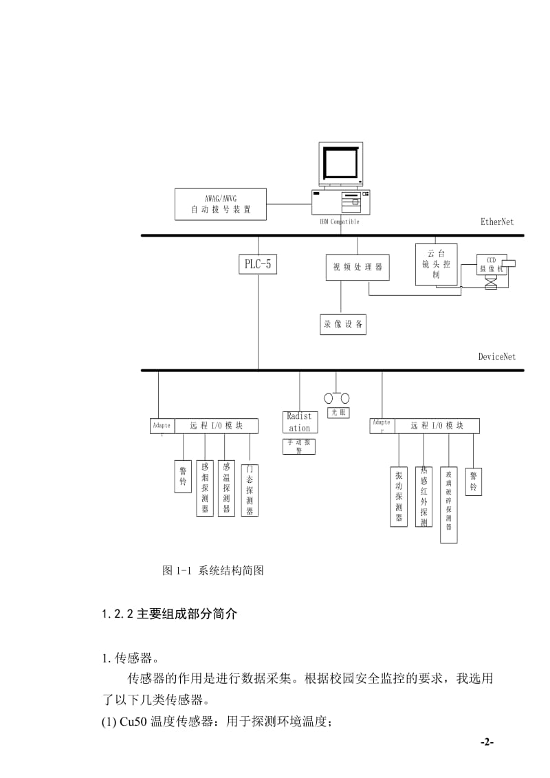 毕业设计（论文）-校园安全监控网络系统.doc_第2页