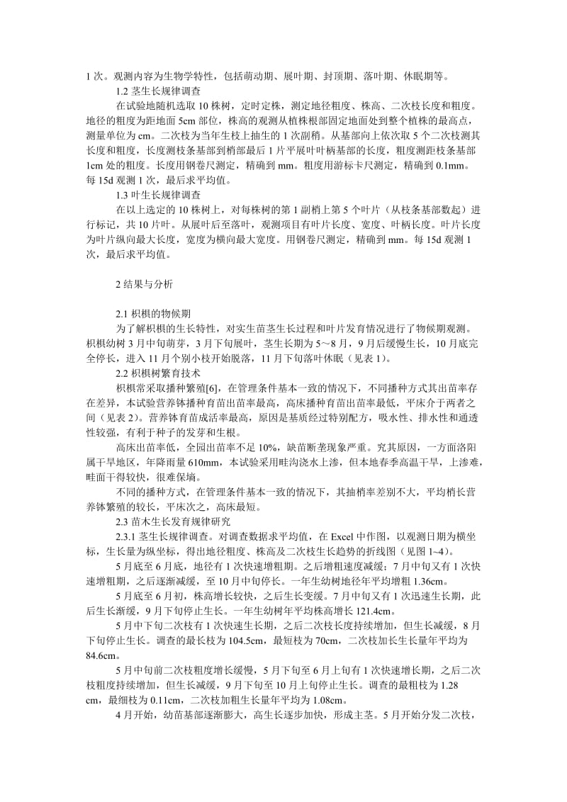 社会学论文枳椇幼树生长特性研究.doc_第2页