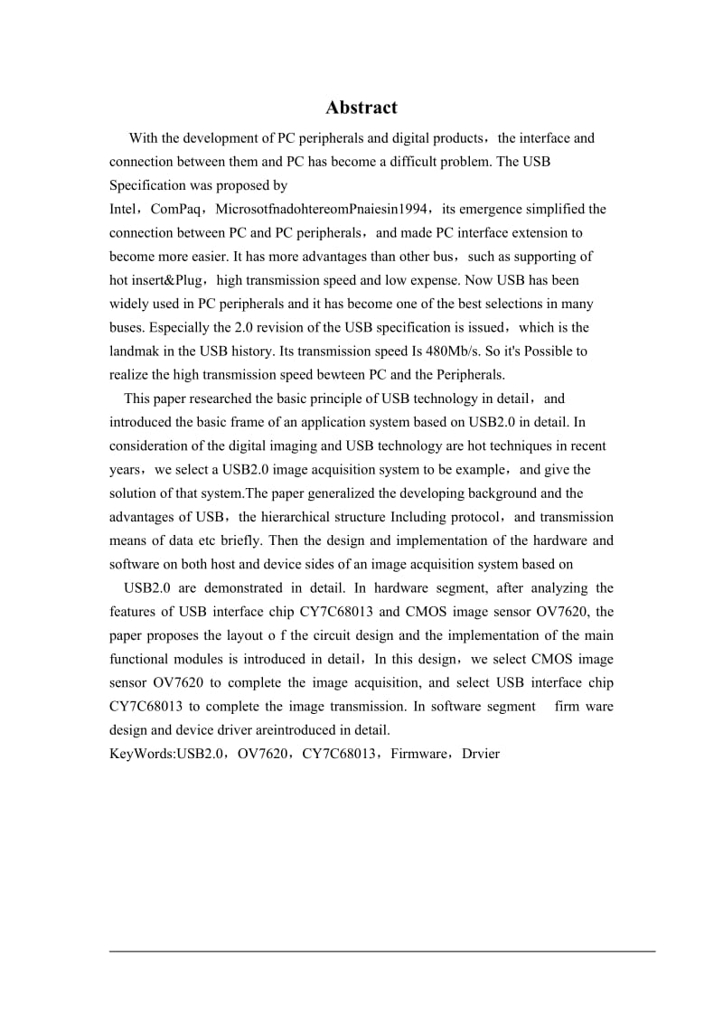 基于USB2.0数字相机的设计毕业论文.doc_第3页