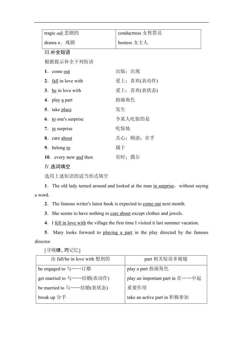 2019-2020同步外研英语必修二新突破讲义：Module 6 Section Ⅱ　Learning about Language Word版含答案.pdf_第2页