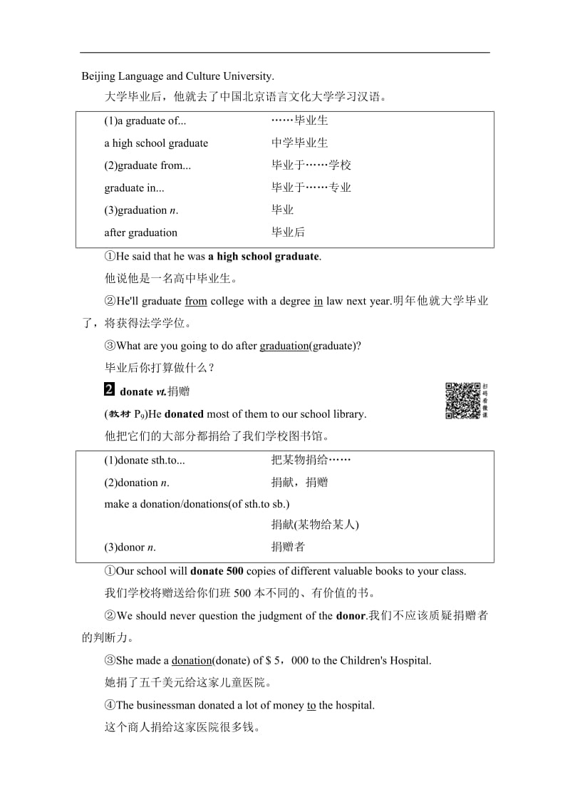 2019-2020同步译林英语必修一新突破讲义：Unit 1 Section Ⅳ　Language points（Ⅱ） （Word powerGrammar and usage &amp Task） Word版含答案.pdf_第3页