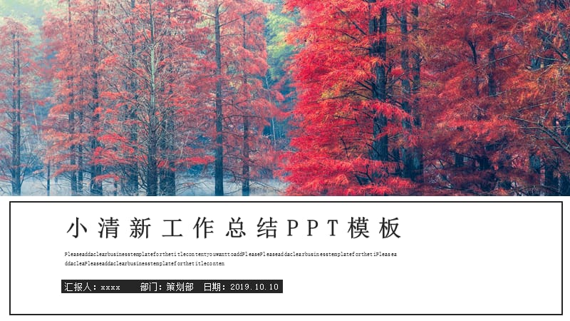 小清新狗年工作总结PPT模板.pptx_第1页