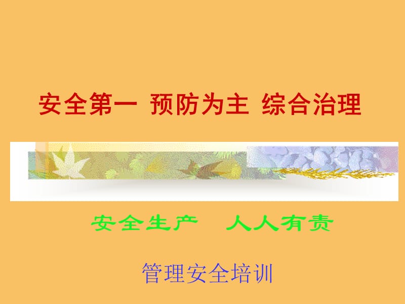 安全生产人员培训 (PPT课件).ppt_第1页