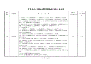 普通住宅小区物业管理服务和指导价格标准范本.doc