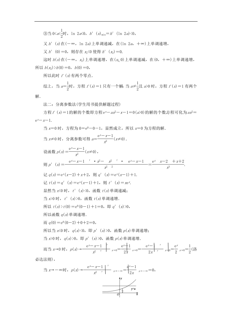 2019版高考数学二轮复习课件+训练：第一部分专题四导数的综合应用（第二课时）“导数与函数的零点问题”考法面面观讲义理.pdf_第2页