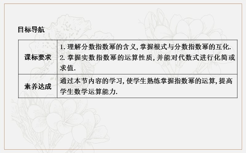 2018-2019学年高中数学人教A版必修一课件：2.1.1　指数与指数幂的运算 第二课时　指数幂及其运算性质 .ppt_第2页