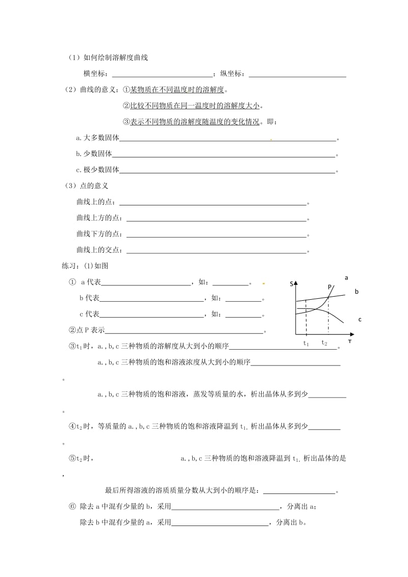 精品江苏省仪征市九年级化学全册 第六章 第三节 物质的溶解性导学案2沪教版.doc_第2页