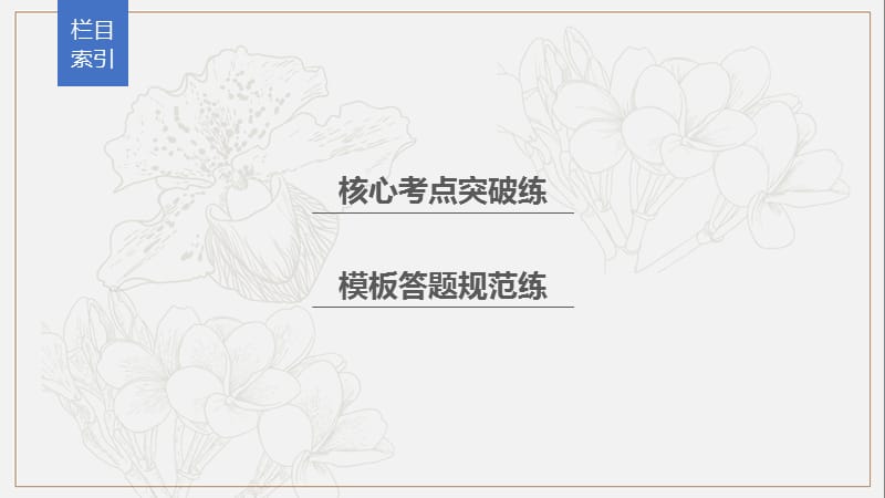 浙江专用2019高考数学二轮复习精准提分第二篇重点专题分层练中高档题得高分第19练圆锥曲线热点问题课件.pptx_第3页