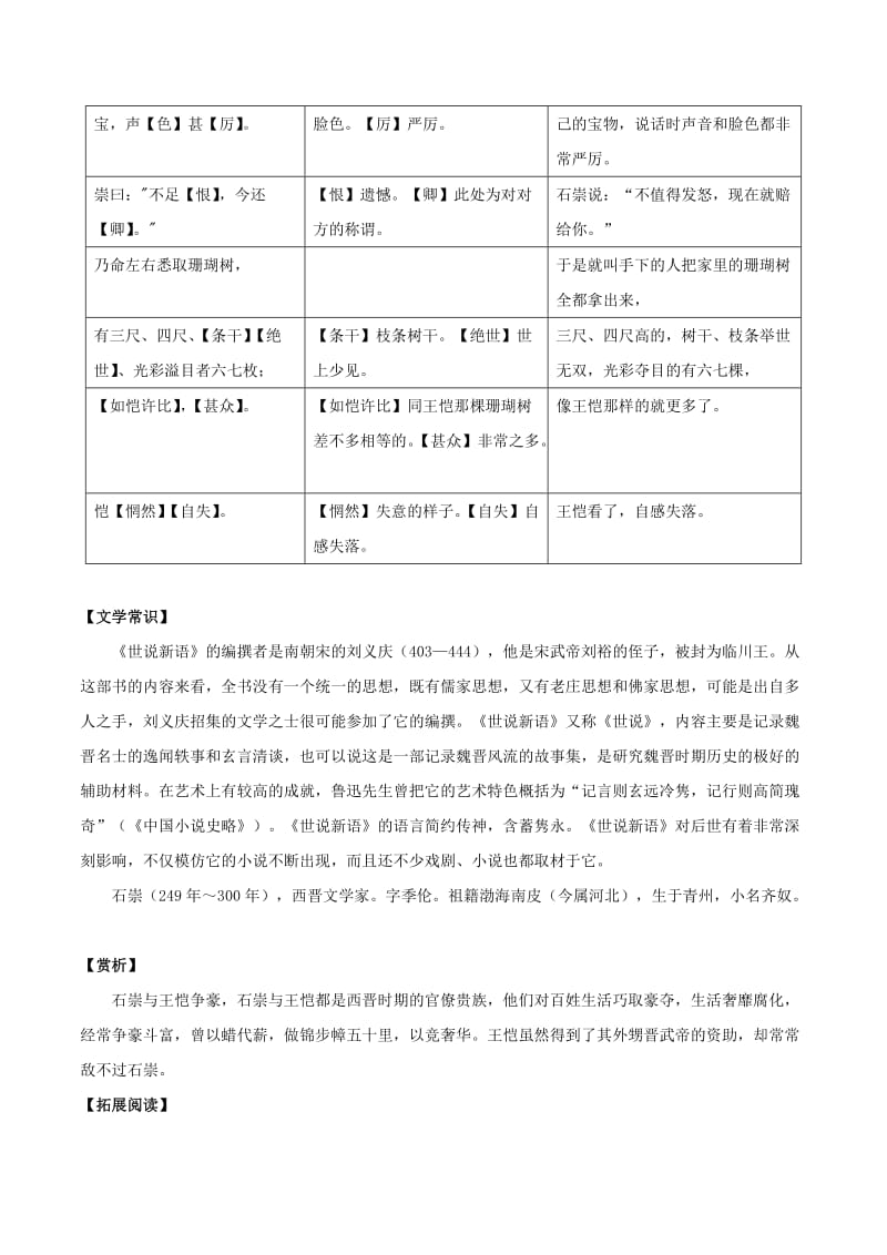 精品【语文版】八年级语文上册：课外文言文精读 (2).doc_第2页