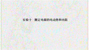 2020高考物理第八章实验十测定电源的电动势和内阻课件鲁科版选修3_1.pptx