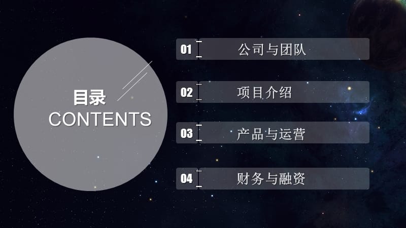 创意星空商务计划书PPT模板.pptx_第2页