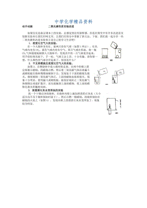 精品【鲁教版】九年级化学：第6单元 二氧化碳性质实验改进.docx