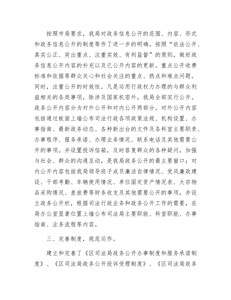 司法局政务公开年终小结.docx_第2页