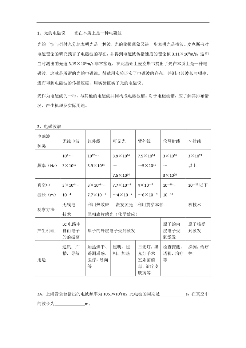 2019年高考物理二轮复习专题讲义：光学专题 099.电磁振荡和电磁波 Word版含答案.pdf_第3页